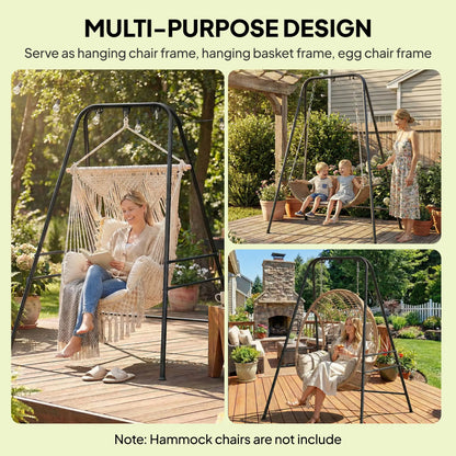 Hanging Hammock Stand, Porch Swing Chair, Indoor Outdoor Construction Hammock Stands at Gallery Canada
