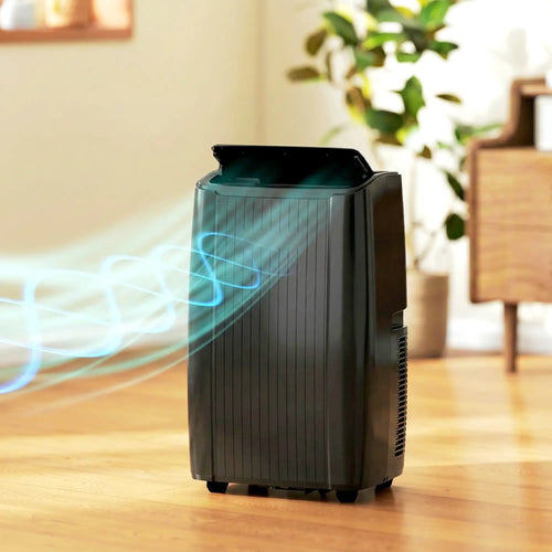 12000 BTU Portable Air Conditioner, 5-in-1, Black