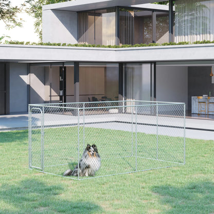 13.1' x 7.5' x 6' Dog Playpen, Galvanized Steel Frame, 99 Sq. Ft. Houses, Kennels & Pens at Gallery Canada