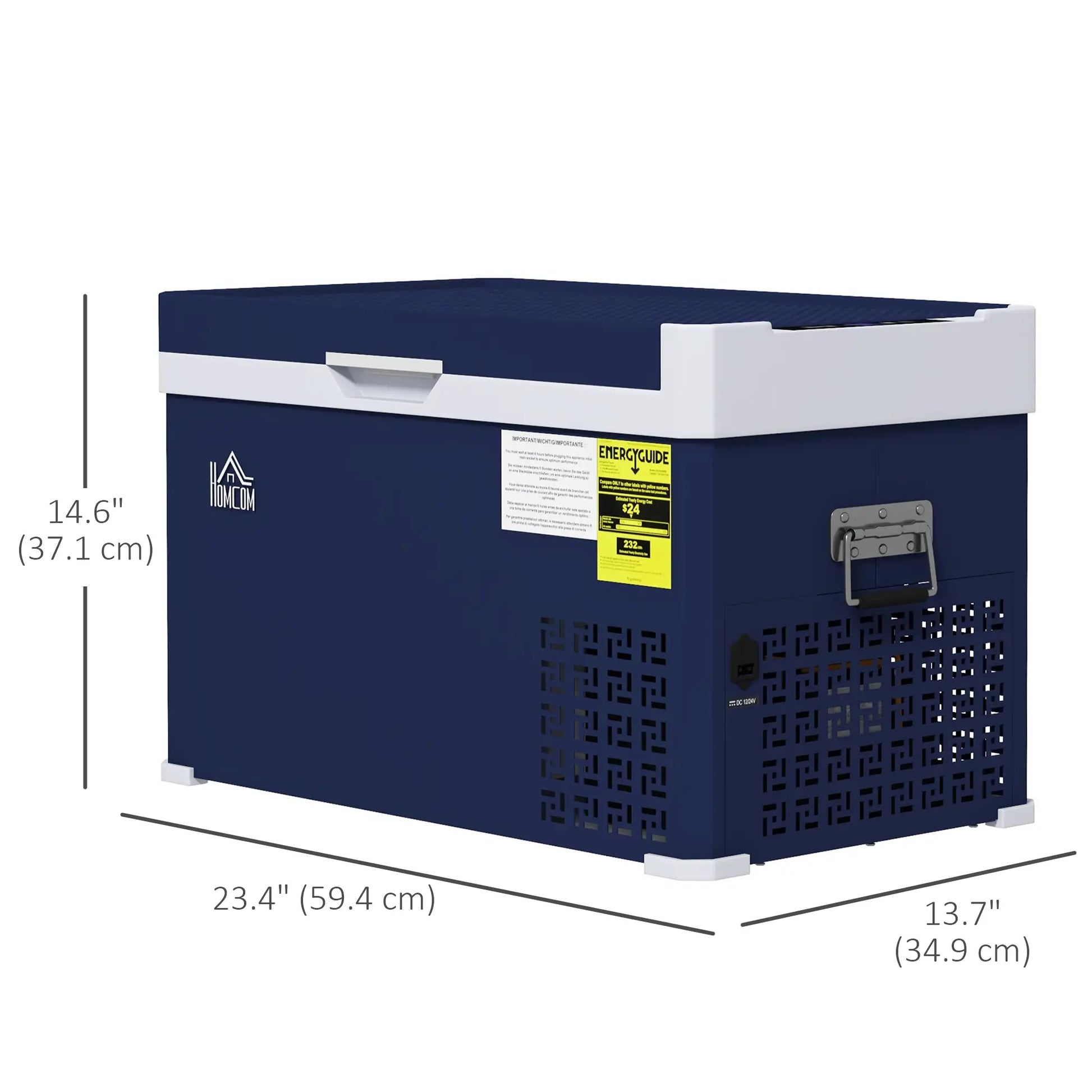 Dual Zone Car Fridge, 32 Quart, 12/24V DC, 100V-240V AC, -4℉-68℉ Car Coolers at Gallery Canada
