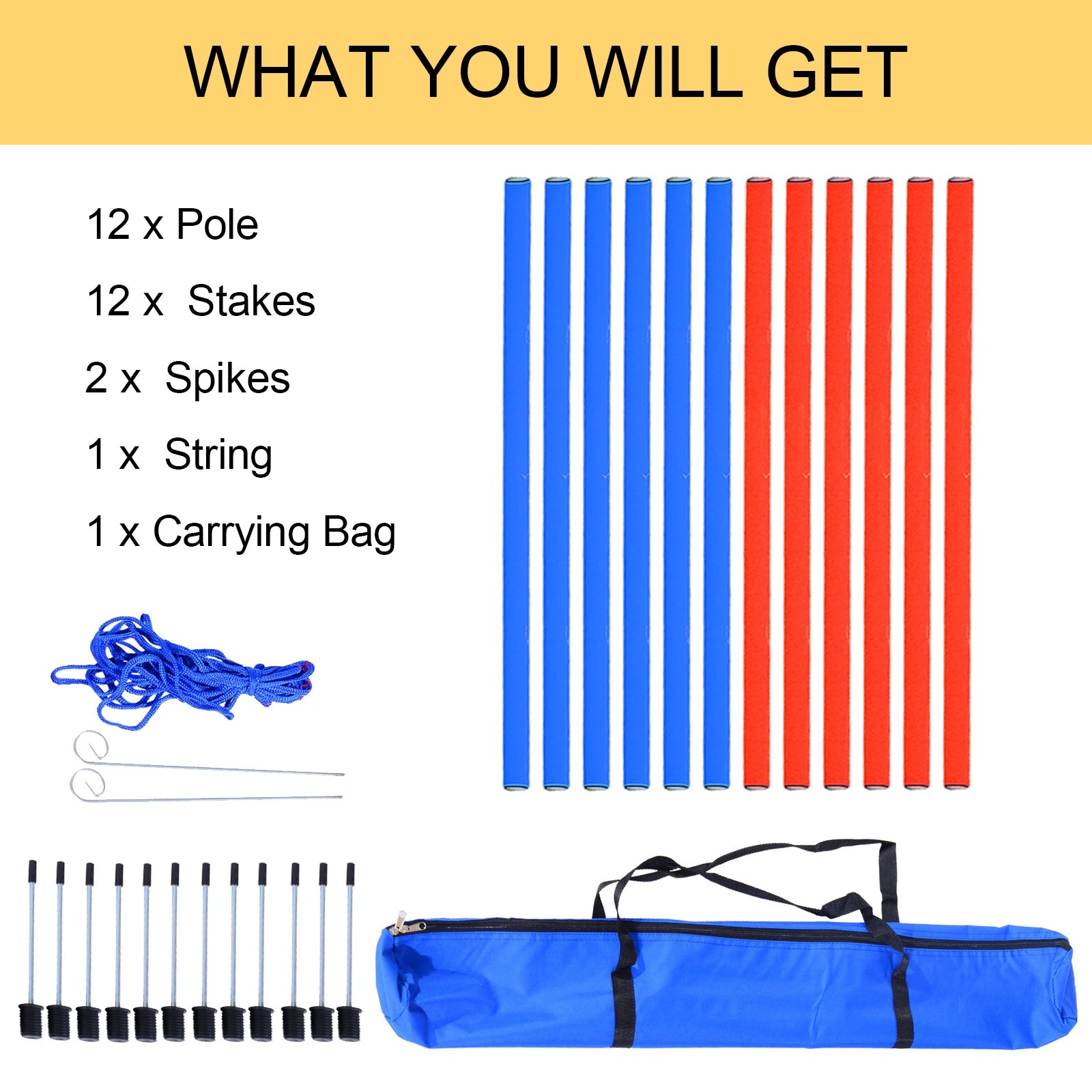 Dog Agility Equipment Set, Portable Training for Outdoor Play Dog Agility Training Equipment at Gallery Canada