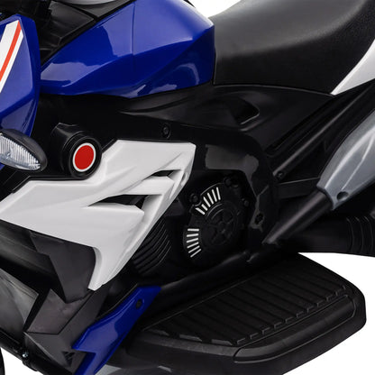 Kids Electric Motorcycle Ride-On Toy, 3 Wheels, Music, Horn, Lights, Blue Electric Motorcycles at Gallery Canada