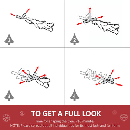 2.5ft Prelit LED Mini Christmas Tree, Pine Needles Pinecones Decor, Berry Pre Lit Christmas Trees at Gallery Canada