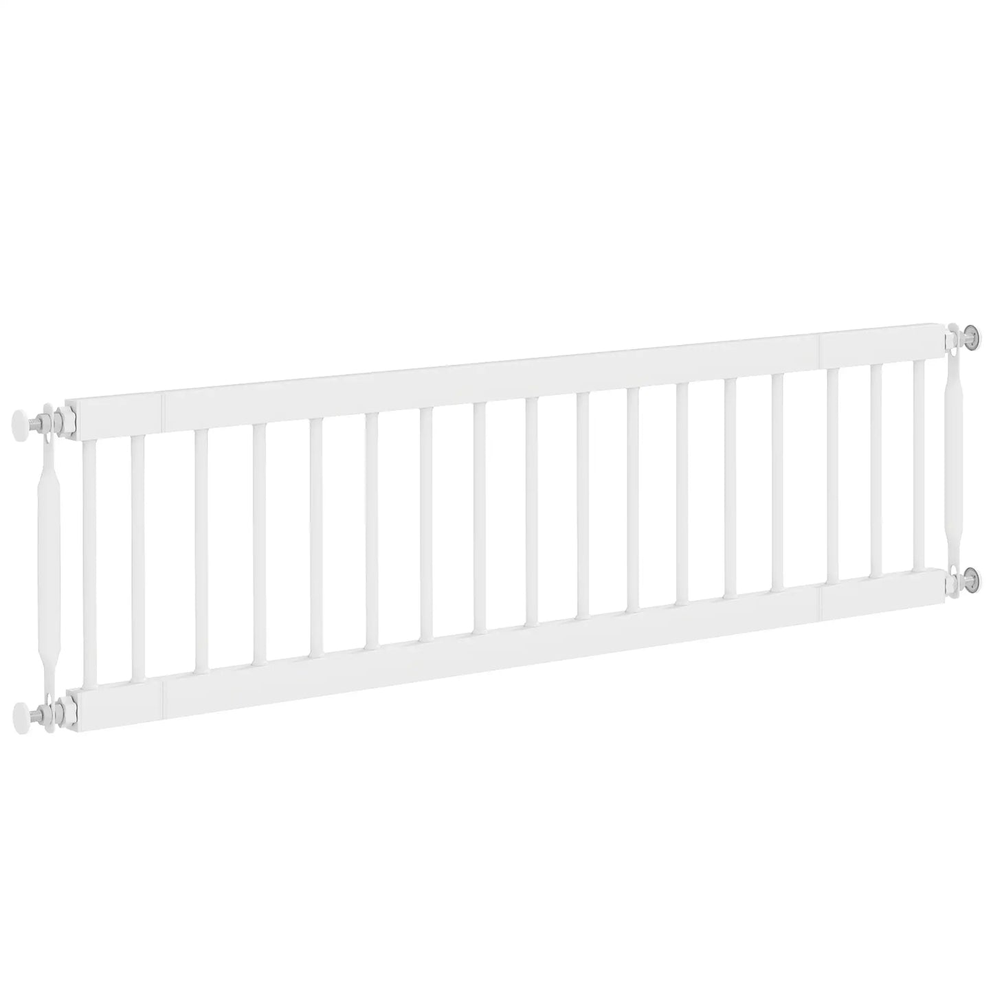 26"-37" Dog Gate, Adjustable Pet Gate, White Pet Gates White at Gallery Canada