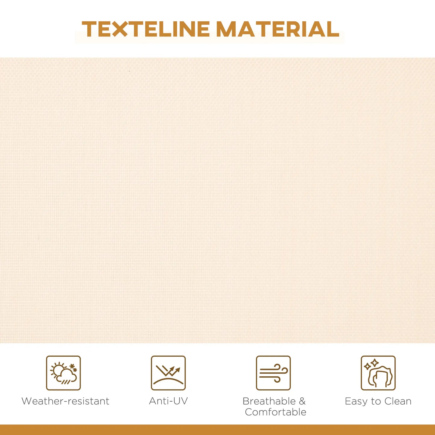 3-Seater Swing Chair, Covered Garden Hammock, A-Frame, Beige Patio Swings with Stand at Gallery Canada