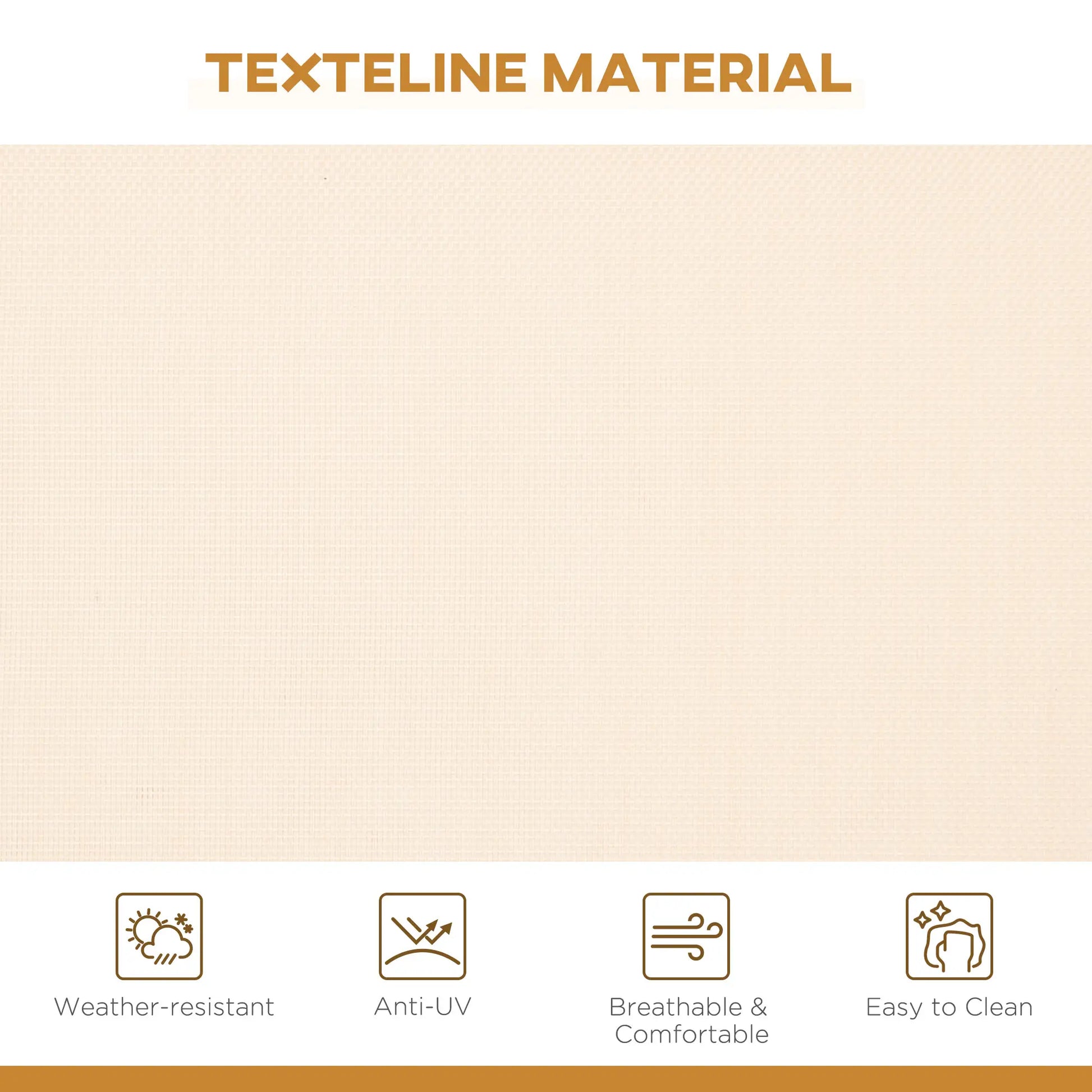 3-Seater Swing Chair, Covered Garden Hammock, A-Frame, Beige Patio Swings with Stand at Gallery Canada