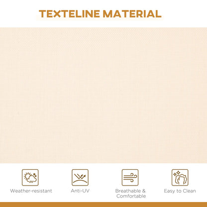 3-Seater Swing Chair, Covered Garden Hammock, A-Frame, Beige Patio Swings with Stand at Gallery Canada