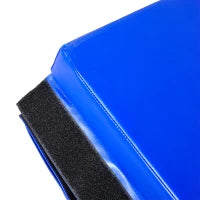 4'x8'x2" Folding Gymnastics Tumbling Mat, Exercise Mat with Carrying Handles for Yoga, MMA, Martial Arts, Stretching, Core Workouts, Dark Blue Gymnastics Mats at Gallery Canada