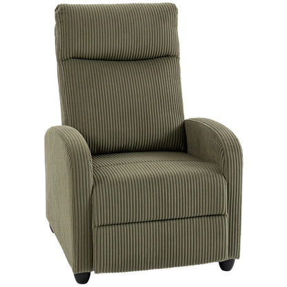 Manual Recliner Chair, Padded Seat, Living Room Seating Sofas & Reclining Chairs at Gallery Canada