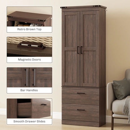 67" Tall Kitchen Pantry Cabinet, Doors, Drawers, Adjustable Shelves Kitchen Pantry Cabinets at Gallery Canada