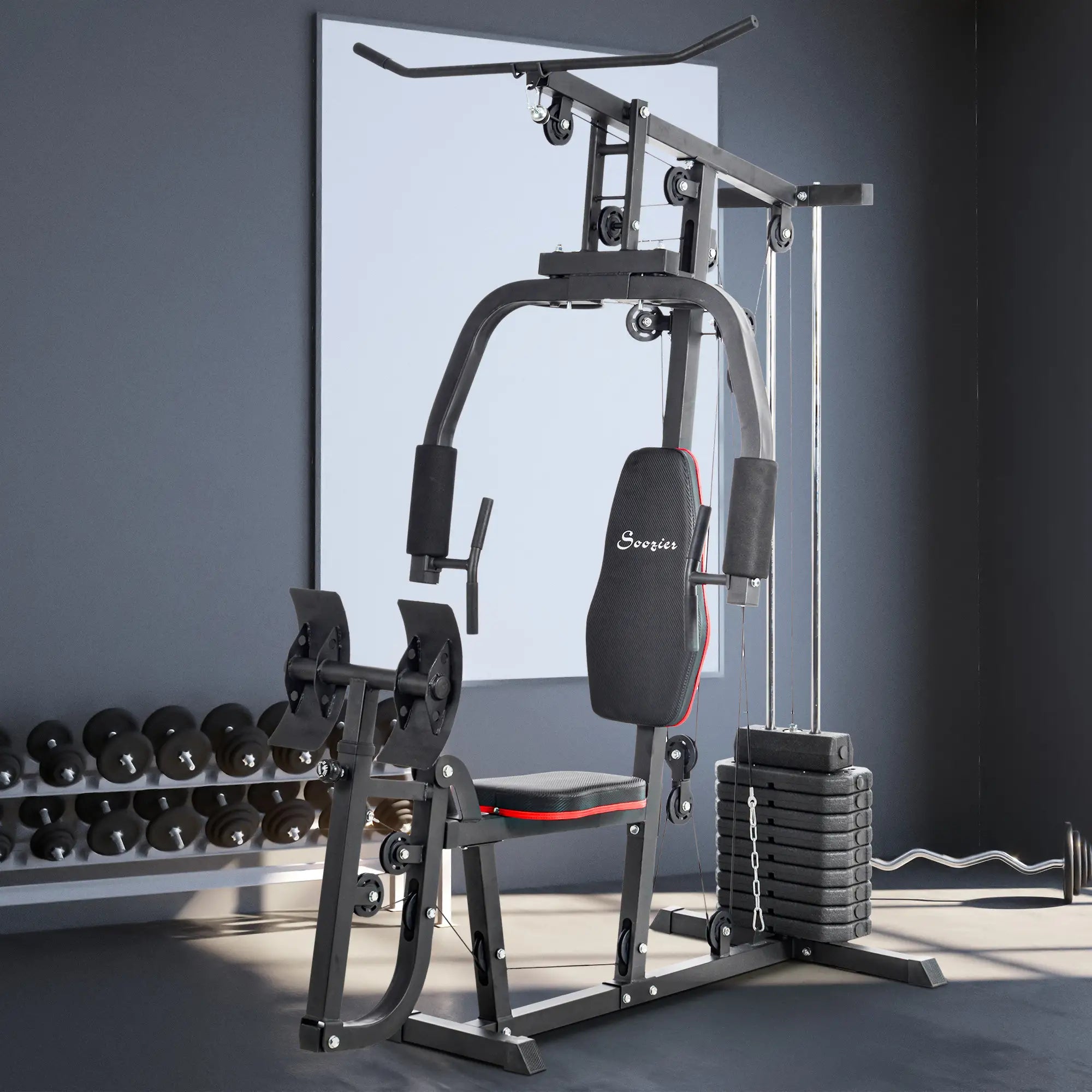Home Gym Weights Machine, Multi Gym Lat Pulldown, Leg Workout, 99lbs Power Towers at Gallery Canada