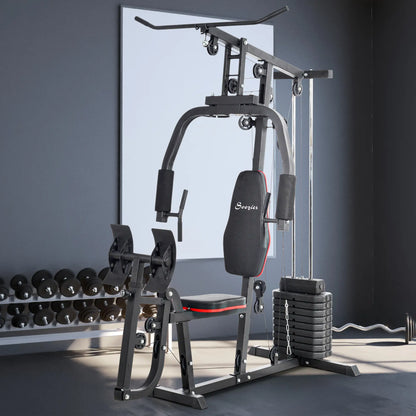 Home Gym Weights Machine, Multi Gym Lat Pulldown, Leg Workout, 99lbs Power Towers at Gallery Canada