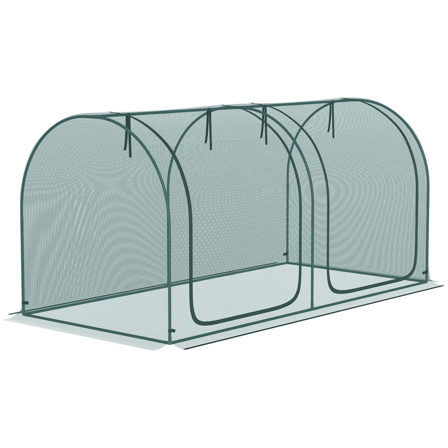 8' x 3' Crop Cage, Garden Plant Protector, Dark Green Walk In Greenhouses at Gallery Canada