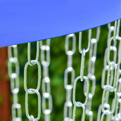 24-Chain Portable Disc Golf Basket, Easy Assembly, Lightweight, Deep Blue Baseball at Gallery Canada