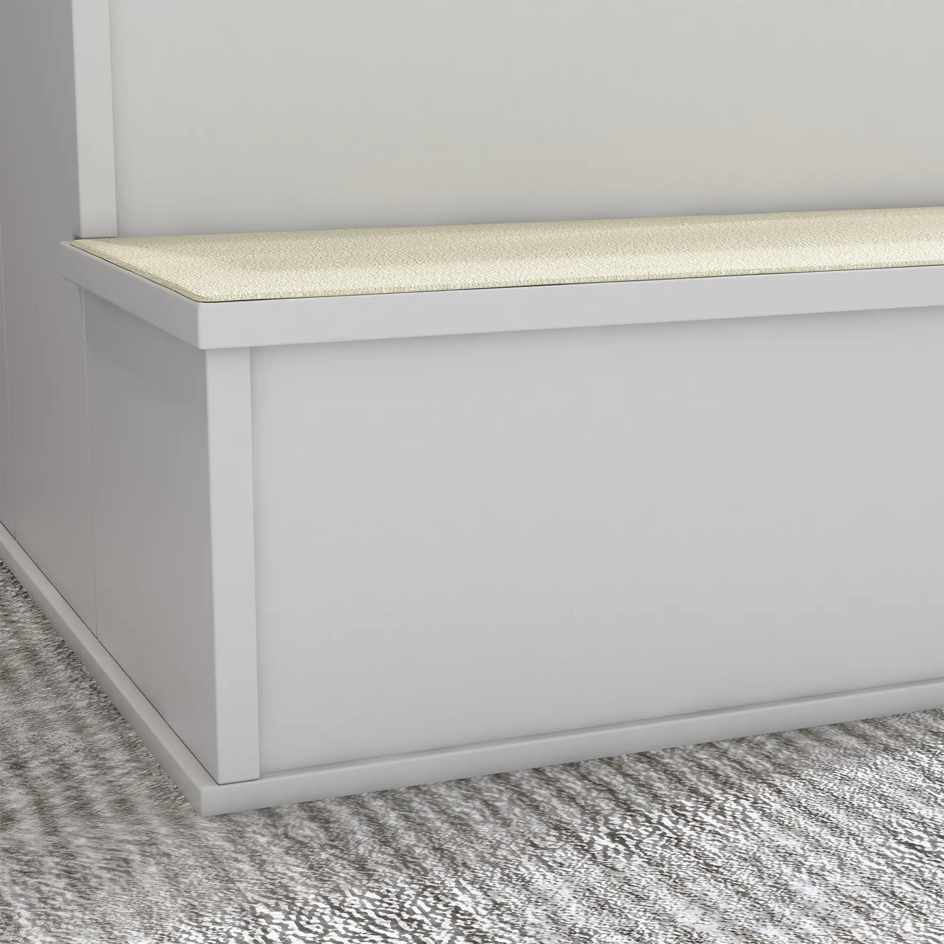 Pet Stairs for Bed, Cat Ladder for Couch, Non-Slip Carpet, 15.7" x 23.2" x 21.3", White Dog Stairs at Gallery Canada