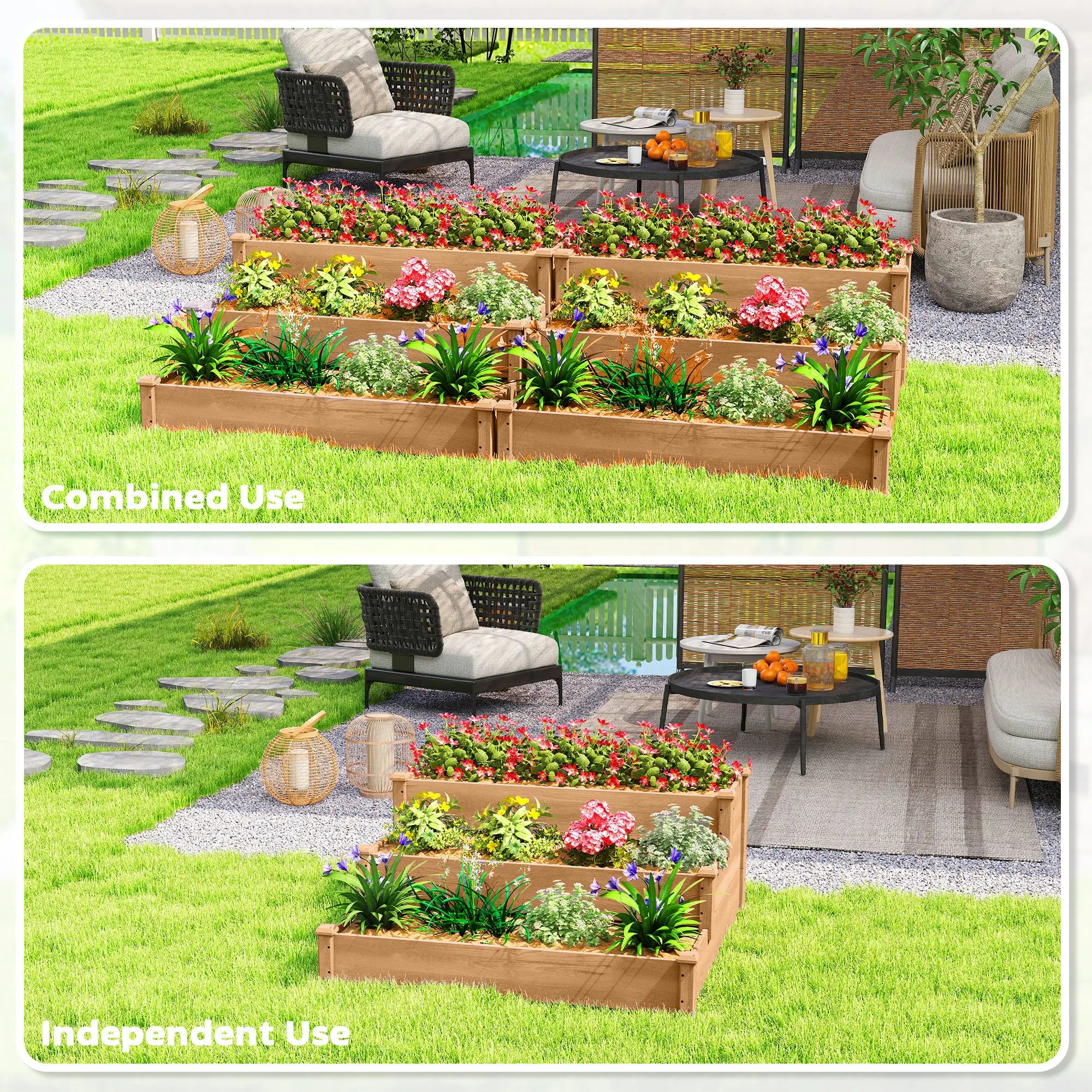 3-Tier Garden Bed Planter Box, 49