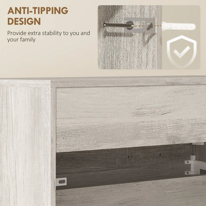 Rangement étroit pour chaussures, 2 tiroirs à rabat, étagères réglables, 12 paires, gris