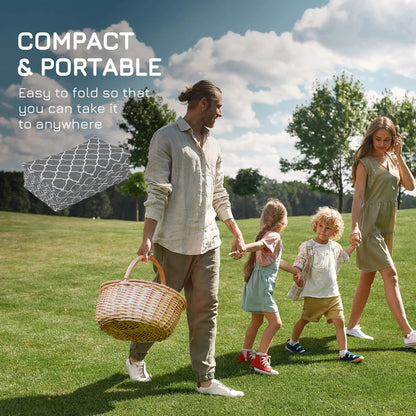 Waterproof Outdoor Rug, 6' x 9', Reversible Mat, Grey & White Outdoor Reversible Rugs at Gallery Canada