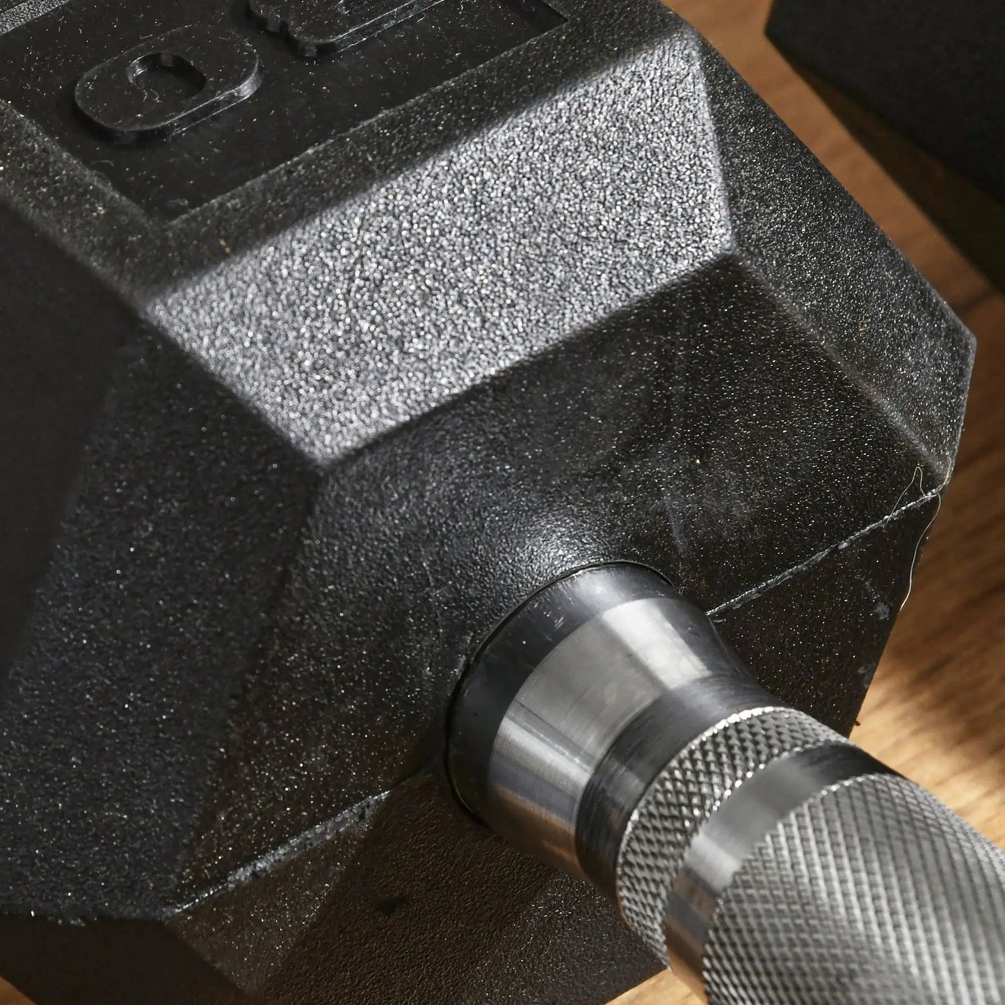 Rubber Dumbbells Weight Set, 60lbs Total, 30lbs Each, Black Dumbbells & Barbells at Gallery Canada