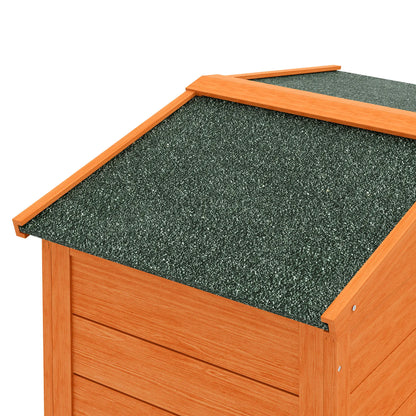 Two-Level Rabbit Hutch, Small Animal House, Pet Bunny Cage, Outdoor Run Rabbit Hutch at Gallery Canada