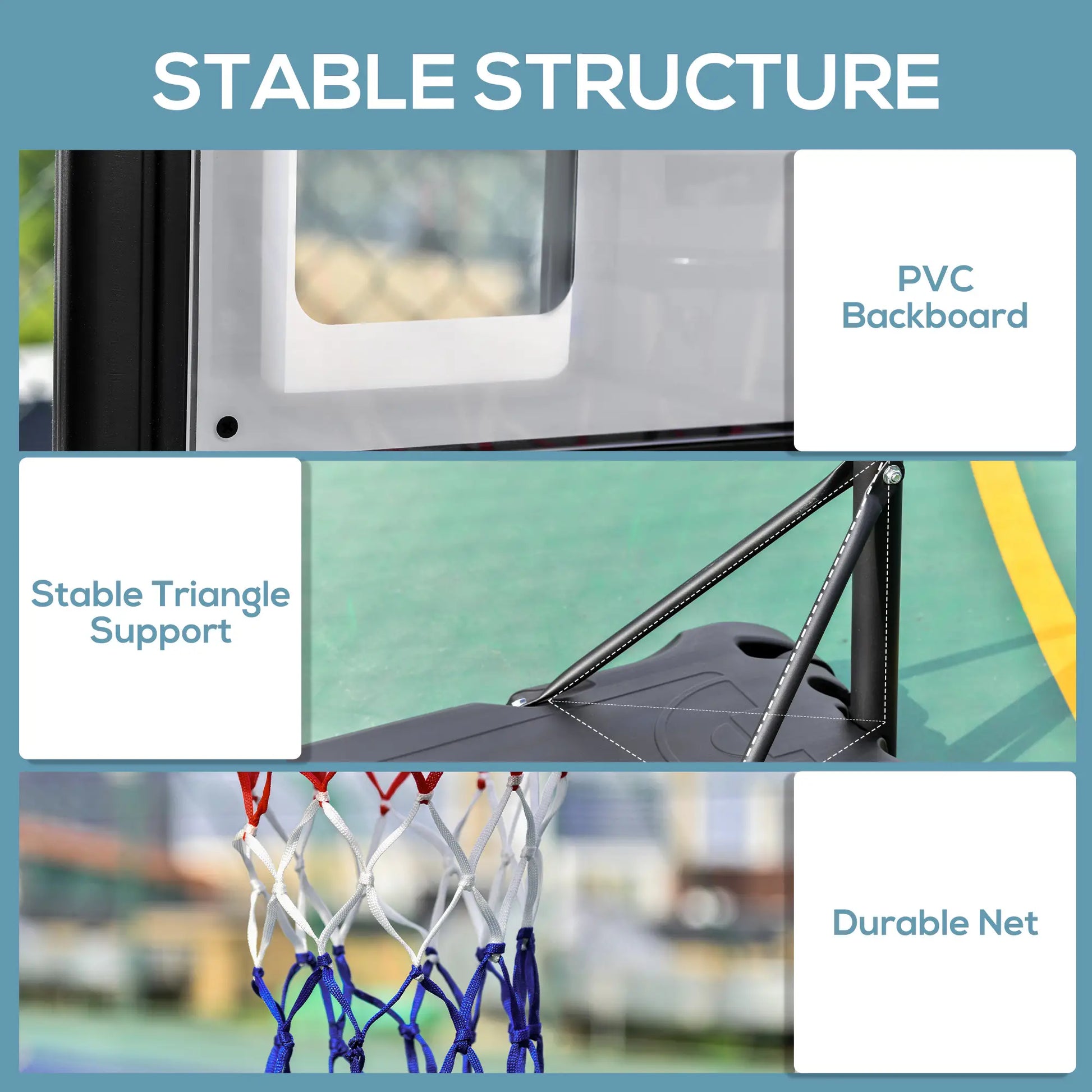 5-7FT Basketball Hoop, Height Adjustable with Wheels for Youth Outdoor Basketball at Gallery Canada