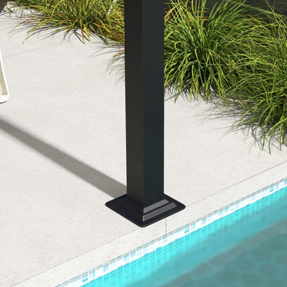 2 Pcs UV Protection Pergola Canopy, 10' x 10', Light Grey Gazebo Canopy Replacement at Gallery Canada