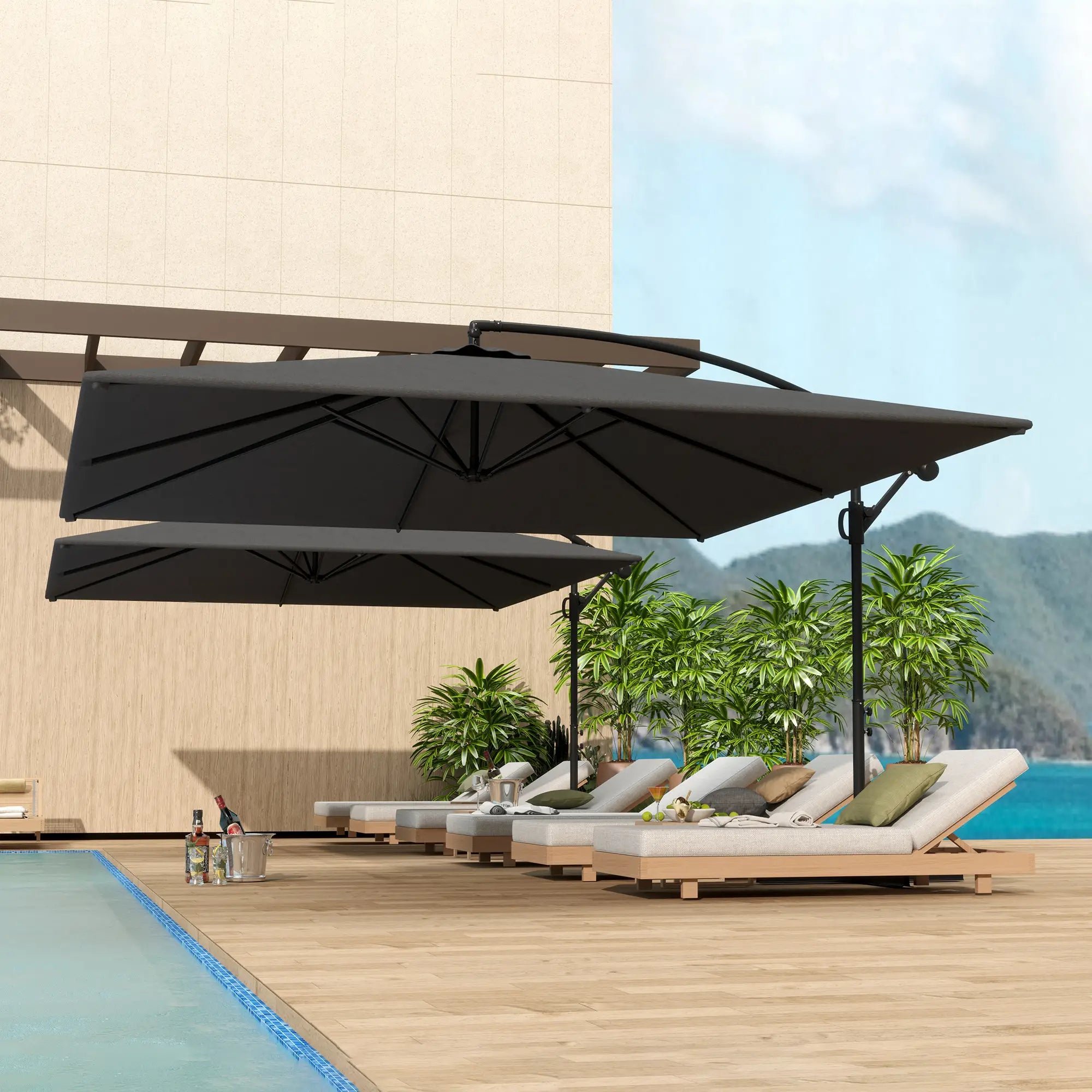 Rectangular Cantilever Parasol 111