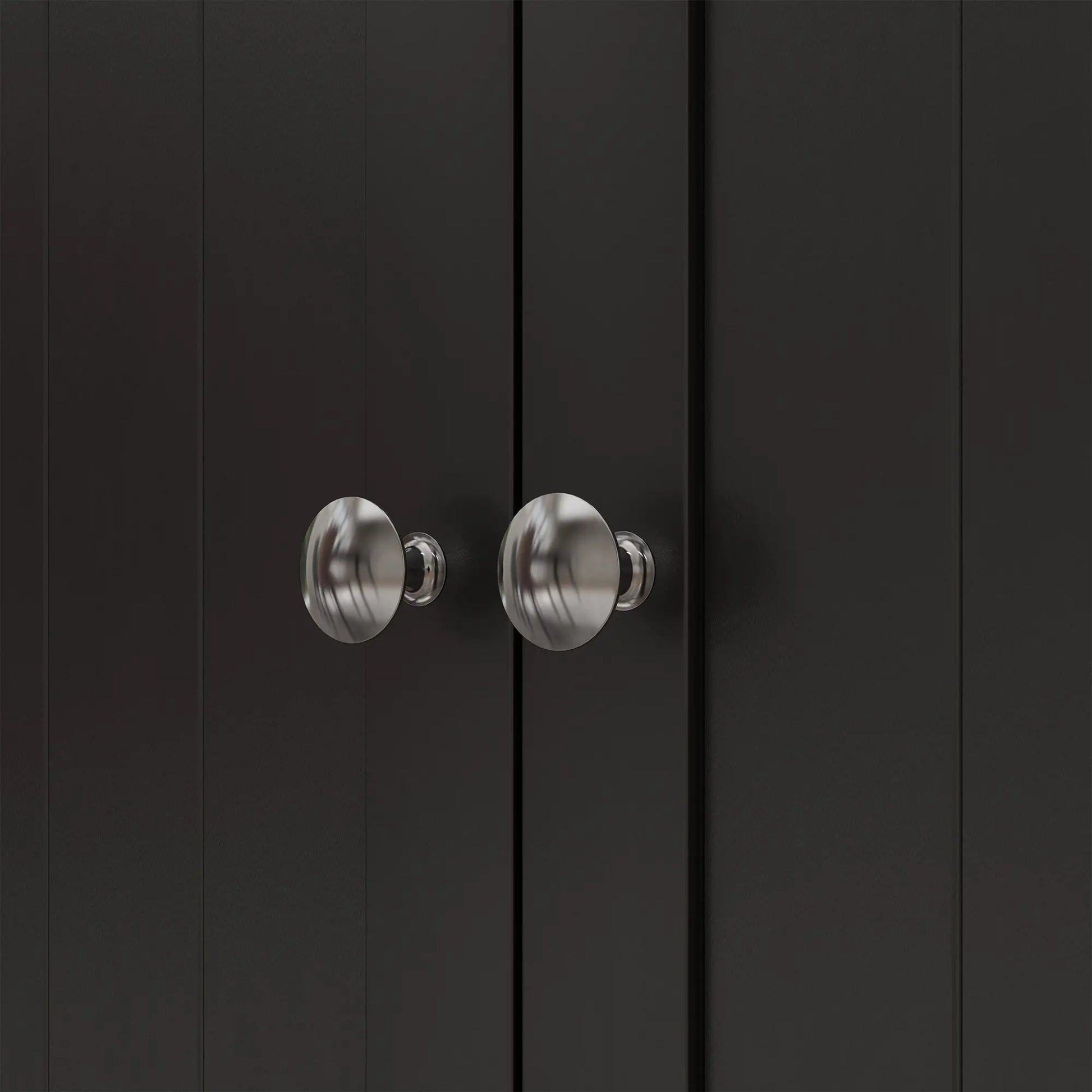 41" Storage Cabinet, 2-Door Kitchen Pantry, 5-Tier Shelving, Black Kitchen Pantry Cabinets at Gallery Canada