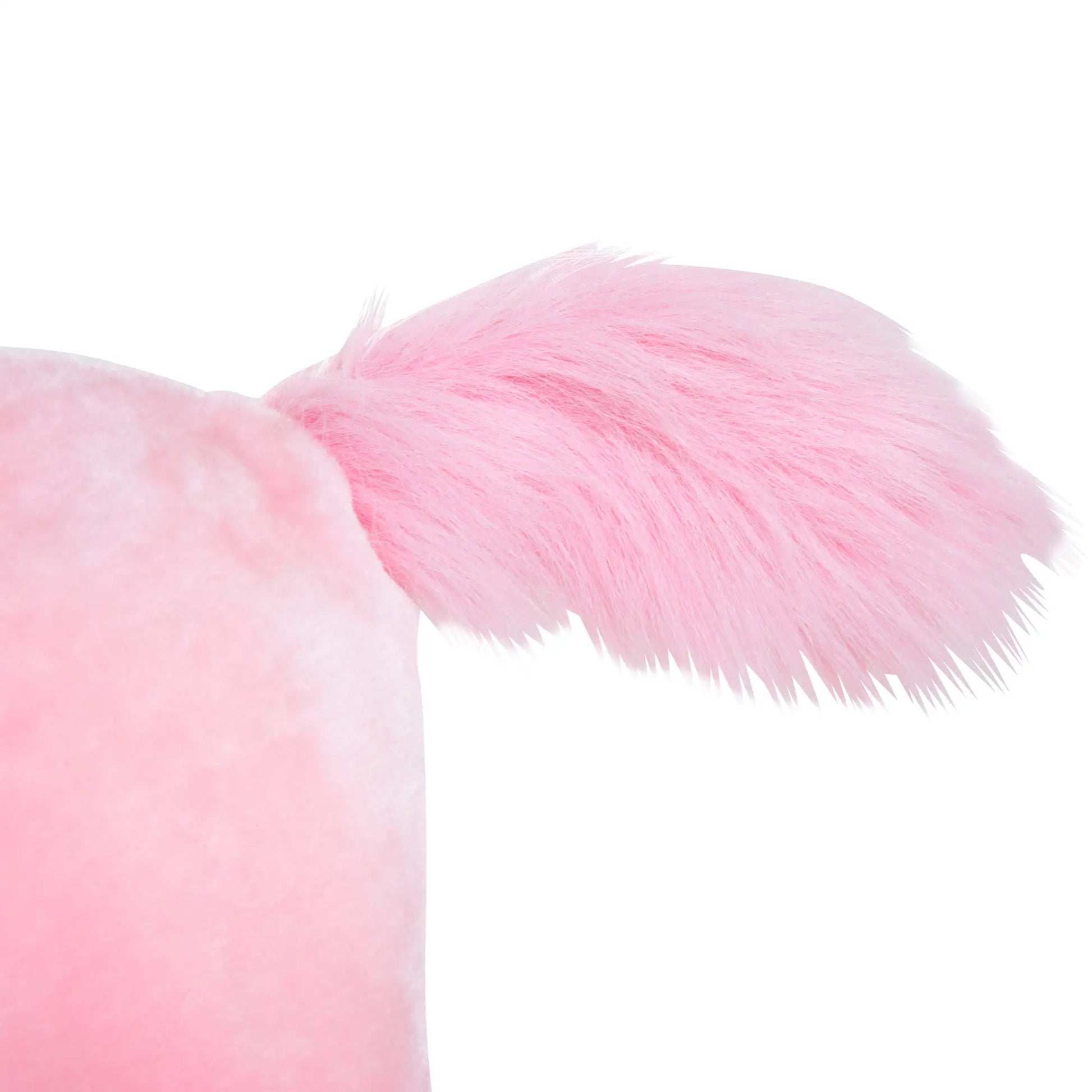 Kids Plush Rocking Horse, Ride On Toy with Sounds, Pink Rocking Horses at Gallery Canada