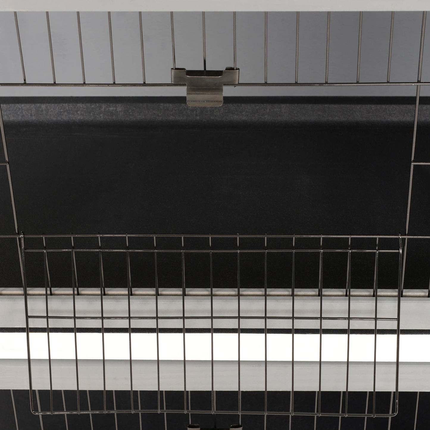 2 Tier Wooden Rabbit Hutch Bunny Pet House Wooden Coop Run, Grey Rabbit Hutch at Gallery Canada