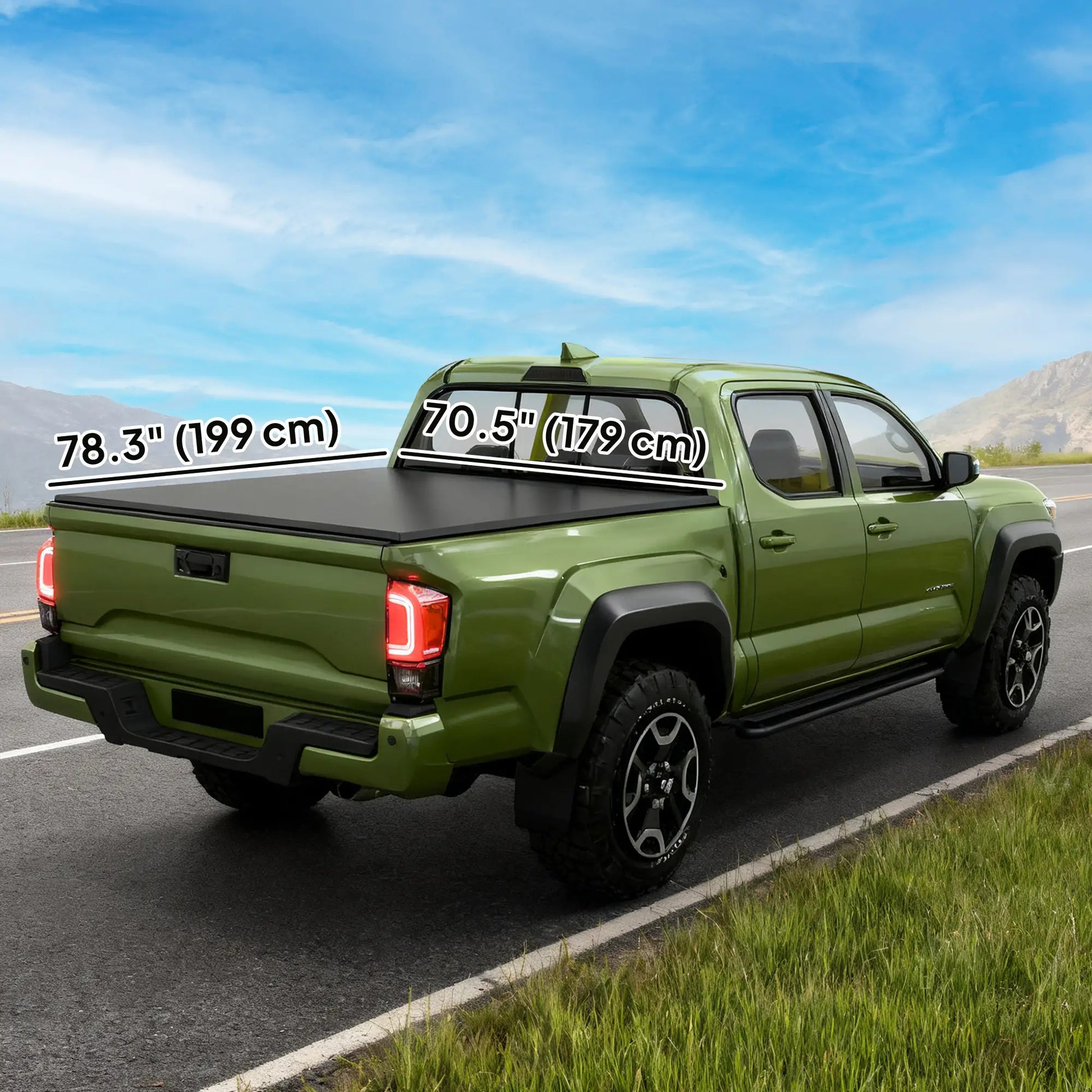 6.5ft Soft Tri-Fold Tonneau Cover, Black Automotive at Gallery Canada