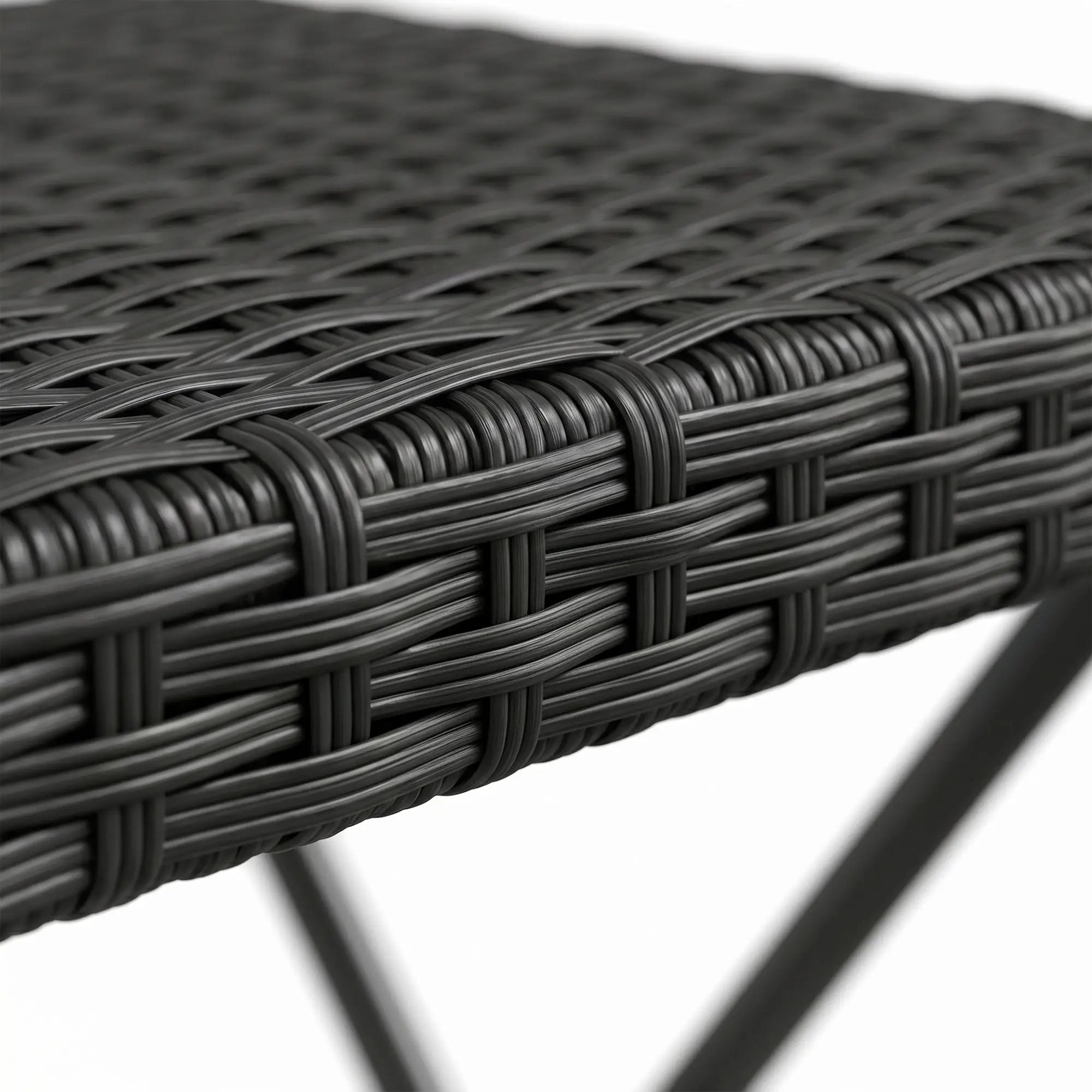 Outdoor PE Rattan Coffee Table, 15.75