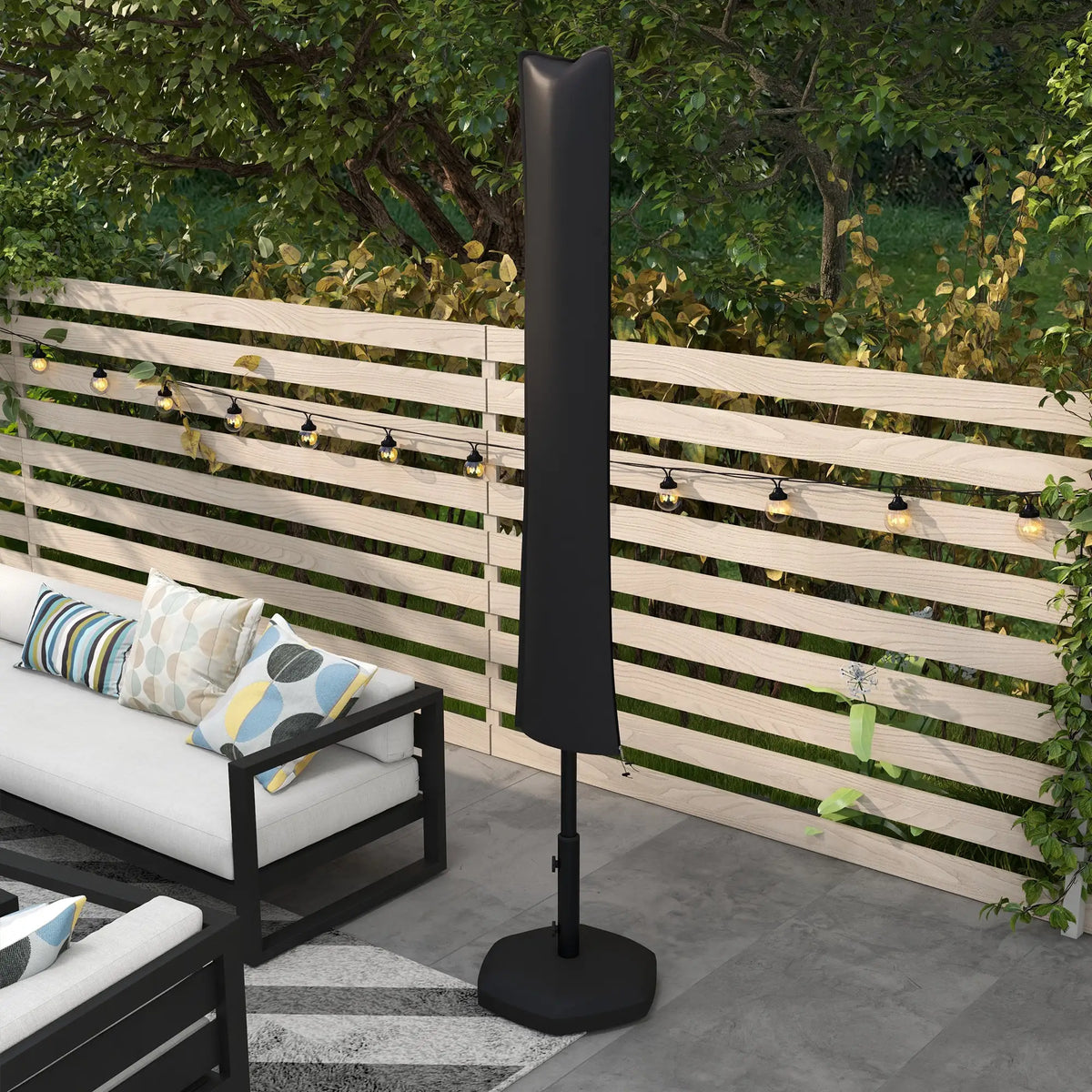 Parasol Cover, Patio Cantilever Umbrella, Black Umbrella Covers at Gallery Canada