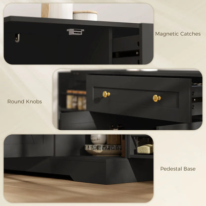 Sideboard Buffet Cabinet, Farmhouse Coffee Bar, Barn Doors, Black Bar Cabinets at Gallery Canada