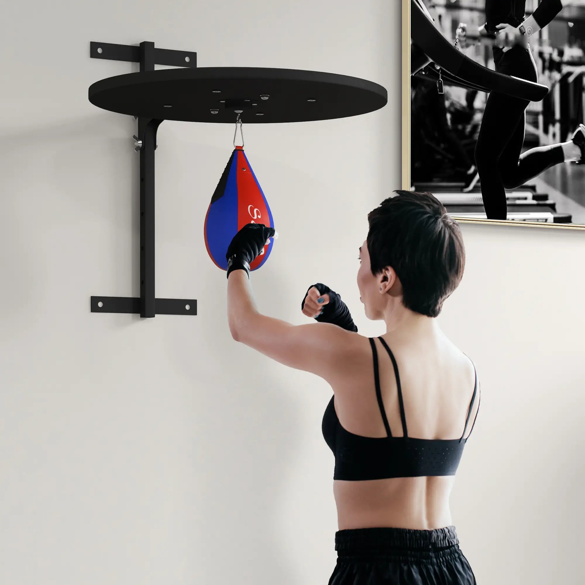 Wall Mounted Speed Bag Platform, Adjustable Punching Bag Kit More-Strength Training Equipment at Gallery Canada