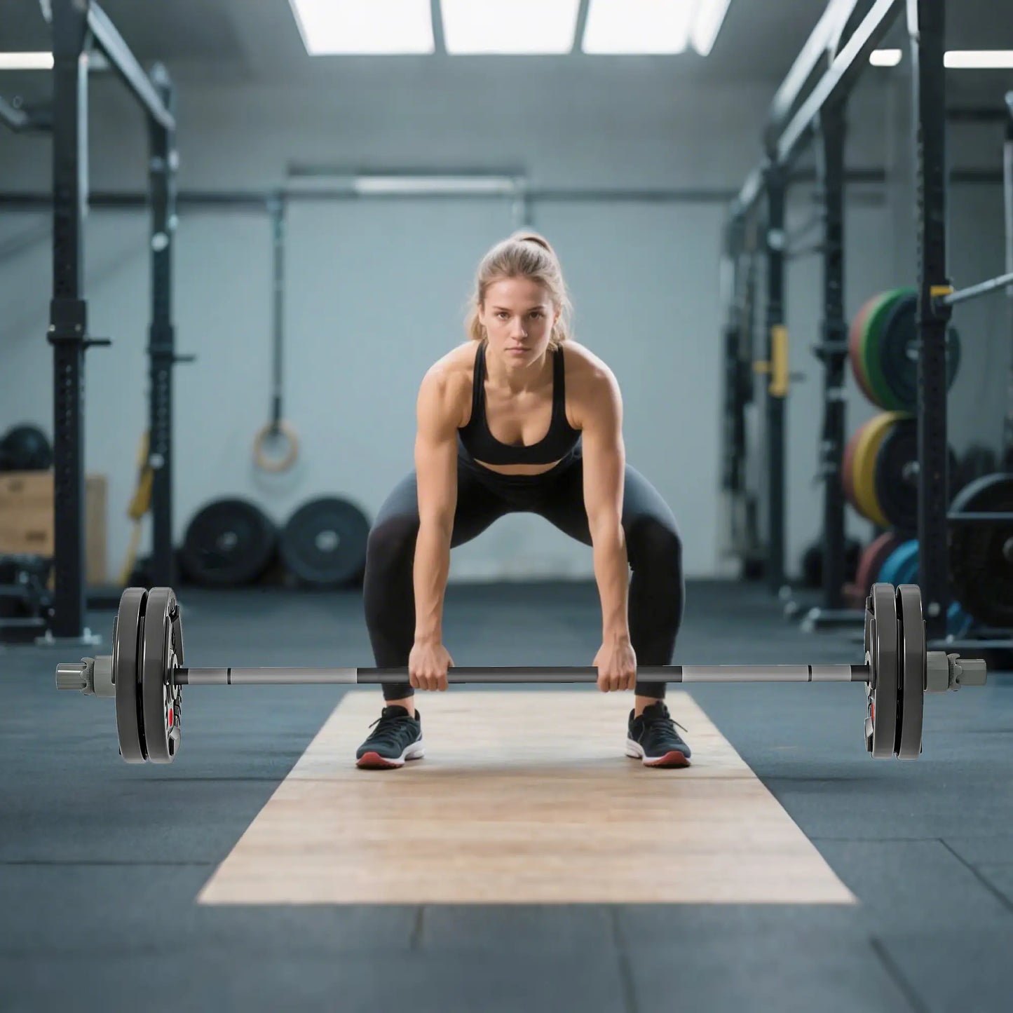 Weight Plates Set, 2-Inch Barbell Weights, 4 x 11lbs Dumbbells & Barbells at Gallery Canada