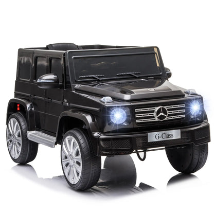 Licensed 12V Kids Ride On Car with Remote, Music, Lights, MP3, Black Electric Toy Cars at Gallery Canada