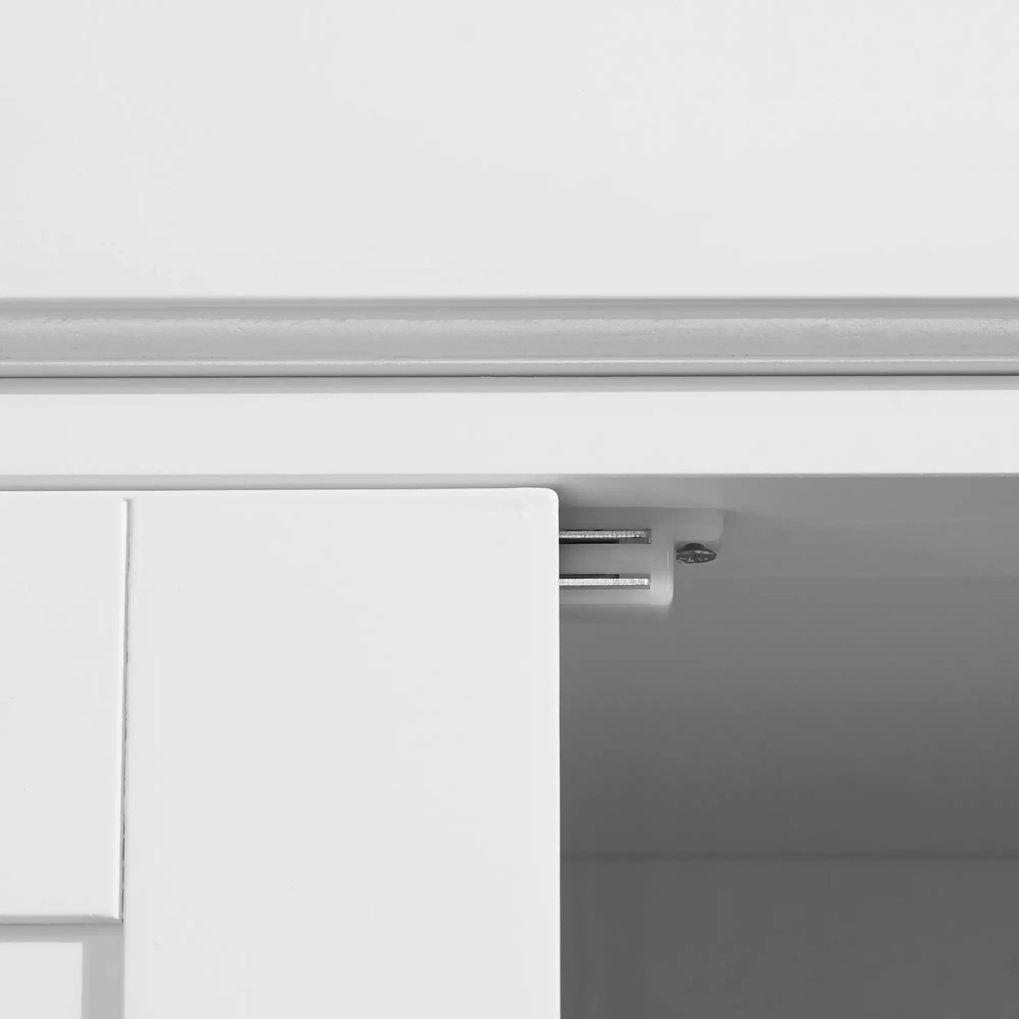 72" Kitchen Pantry, Freestanding Storage Cabinet, White Kitchen Pantry Cabinets at Gallery Canada