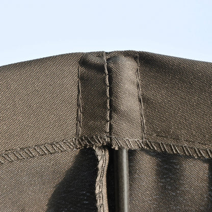 8ft Garden Parasol, Crank & Tilt, Adjustable Sun Shade, Dark Grey Patio Umbrellas at Gallery Canada