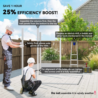 9' x 6' Garden Shed, Outdoor Storage, Sloped Roof, Lockable Door, Dark Grey