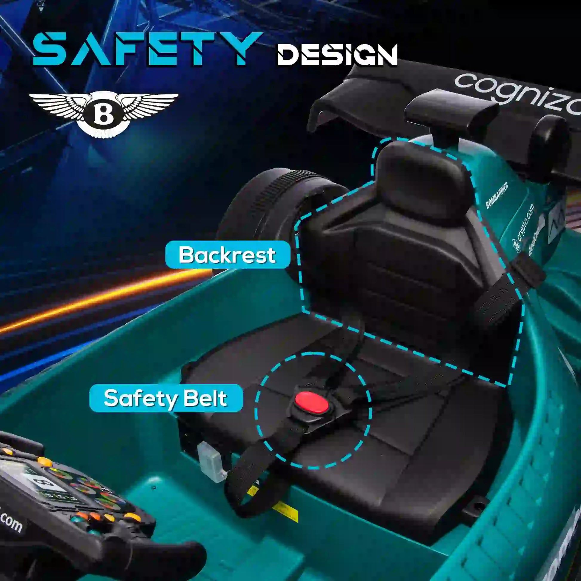 12V Electric Go Kart, Kids Ride On Car, 4 Shock Absorbing Wheels, Remote Control Electric Toy Cars at Gallery Canada