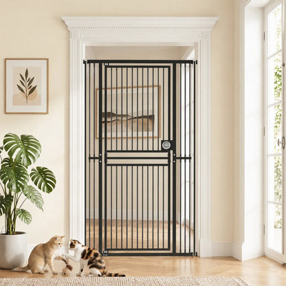 71" Extra Tall Cat Gate, 29"-39" Wide Pet Gate, No Drilling Pet Gates at Gallery Canada
