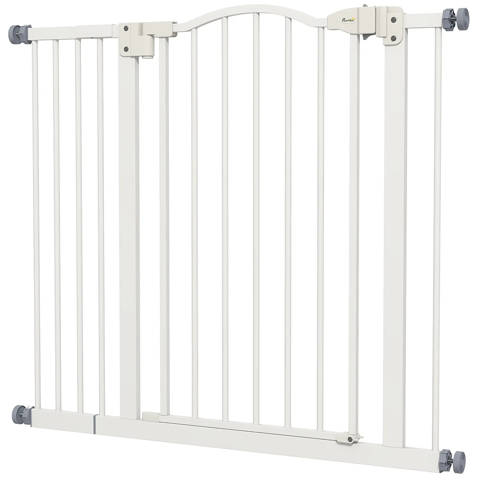 Extra Tall Dog Gate With Door, Pressure Fit, Auto Close, 29