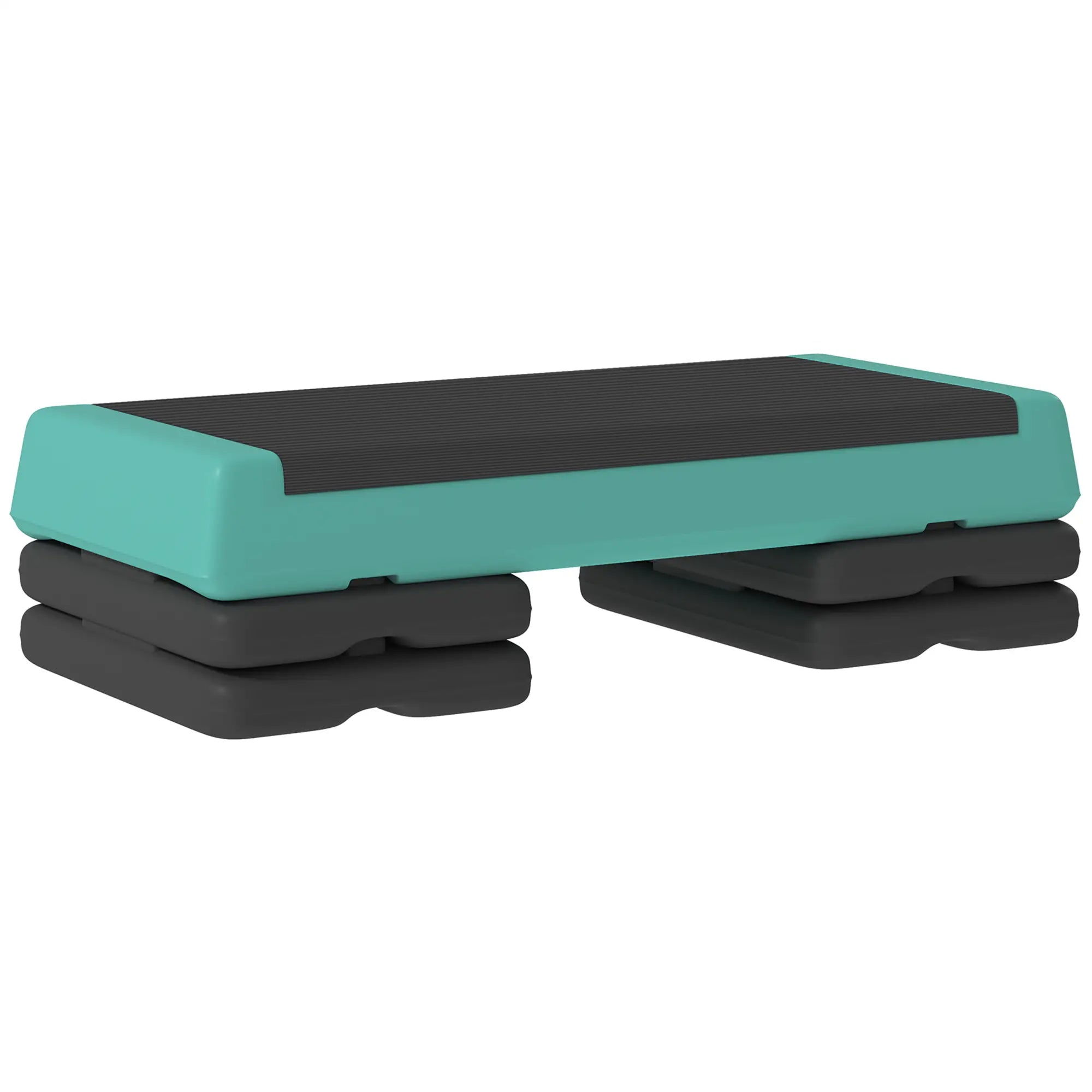 Adjustable Exercise Step Platform, 3-Level with Risers 4