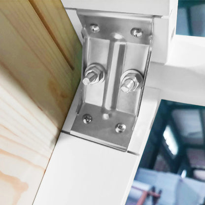 47" x 30" Dining Table, Farmhouse Dining Room Table with Pine Wood Frame and Angled Legs, Natural Bar Tables & Dining Tables at Gallery Canada