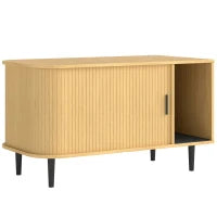 Cat Litter Box Enclosure, Sliding Door, Litter Mat, End Table Cat Litter Box Enclosures Oak at Gallery Canada