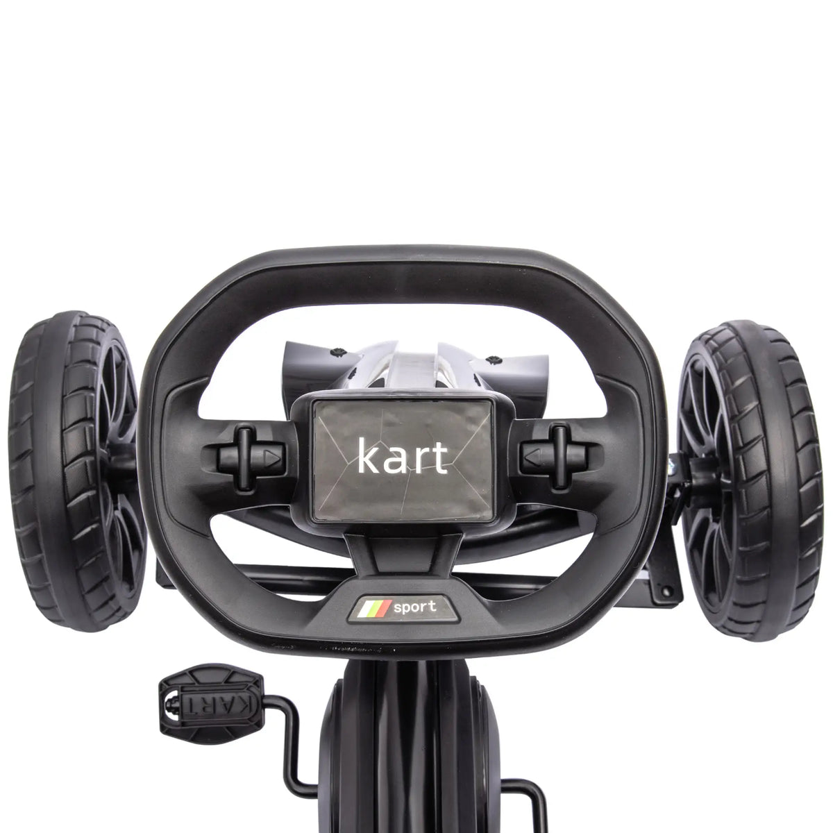 Adjustable Seat Go Kart, Forward Backward Handbrake, Shock Absorption, Black Pedal Go Karts for Kids at Gallery Canada