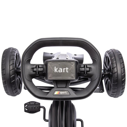 Adjustable Seat Go Kart, Forward Backward Handbrake, Shock Absorption, Black Pedal Go Karts for Kids at Gallery Canada