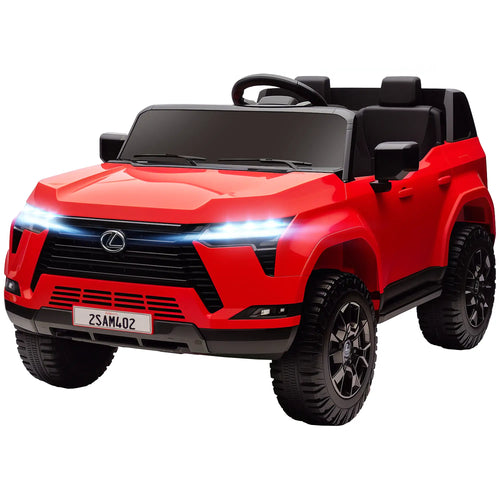 12V Ride On Car, Licensed Lexus GX550, 2-Seater, Red