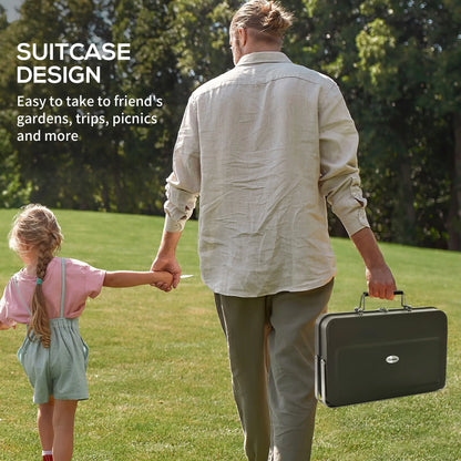 Portable BBQ Grill, Metal, Black Charcoal BBQ Grils at Gallery Canada